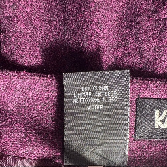 Kasper Elegant Purple Women's Midi Skirt SZ 16W - Picture 5 of 6